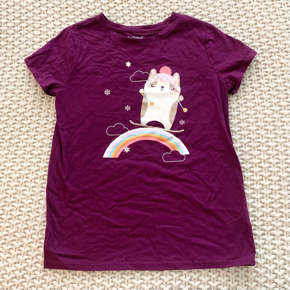 🌈6/$10 Cat & Jack Holiday Tee